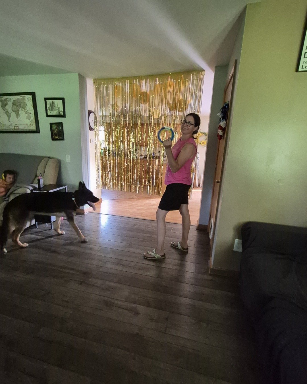 Nora i have multiple animals the German Shepherd.. Architecture, Building, Furniture, Indoors, Living Room, Room
