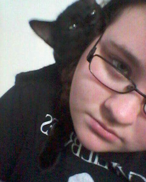 Sylvester the Unsure. Accessories, Glasses, Person, Cat, Black Cat