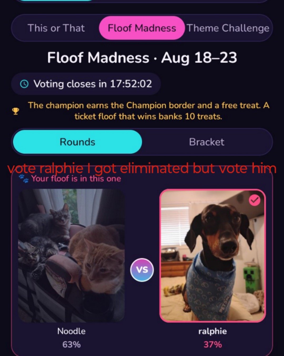 Mr weiner dog clips the wiener dog. Dog, Text, Purple, Cat