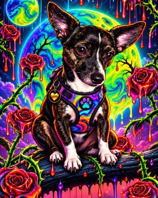 Cute chiweenie named Zipper